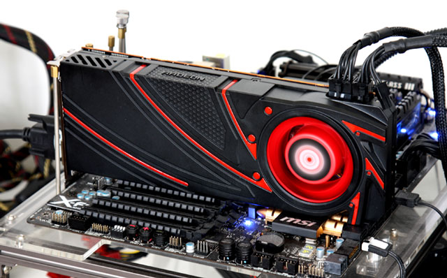 AMD Radeon R9 290X (тепловизор)