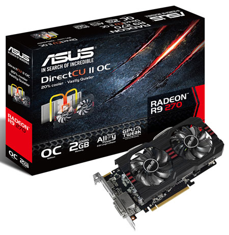 Видеокарта Asus Radeon R9 270 DirectCU II