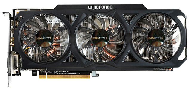 Видеокарта Gigabyte Radeon R9 280X OC WindForce 3X (rev. 2.0)