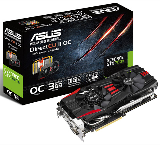 Видеокарта Asus GeForce GTX 780 Ti DirectCU II OC