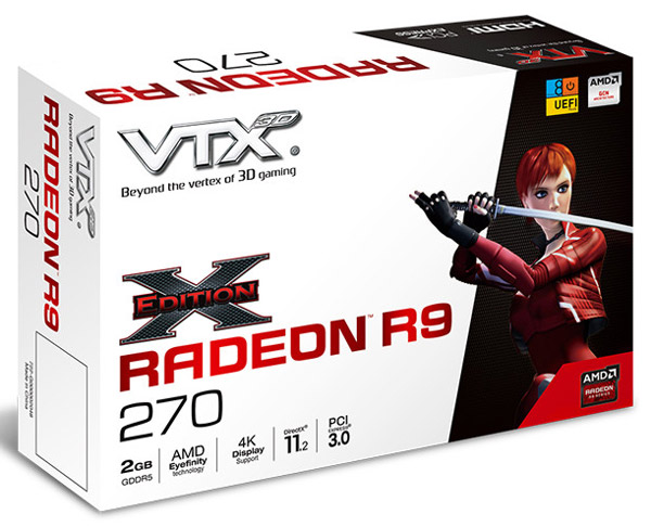 Видеокарта VTX3D Radeon R9 270 X-Edition V2