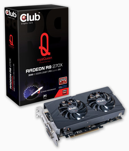 Видеокарта Club 3D Radeon R9 270X royalQueen