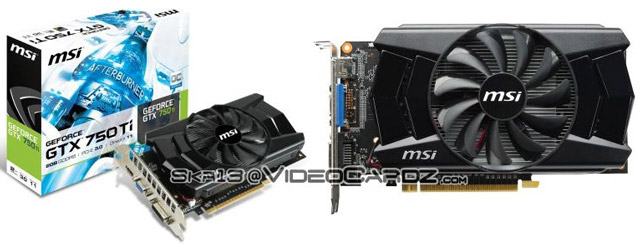 Видеокарта MSI GeForce GTX 750 Ti