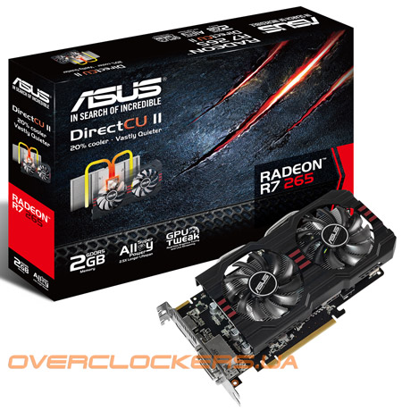 Видеокарта Asus Radeon R7 265 (R7265-DC2-2GD5)