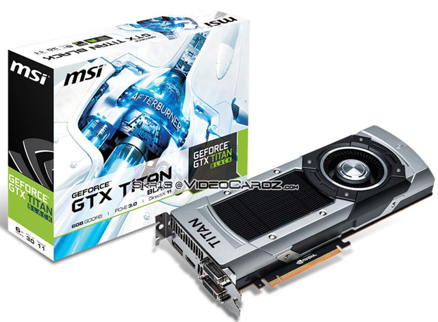 Видеокарта MSI GeForce GTX Titan Black