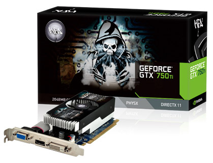 Видеокарта KFA2 GeForce GTX 750/750 Ti OC