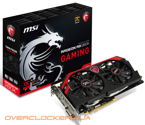 Видеокарта MSI Radeon R9 280X Gaming 6G