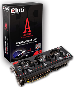 Видеокарта Club 3D Radeon R9 290 royalAce (CGAX-R9298SO)