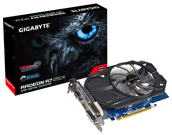 Видеокарта Gigabyte GV-R725XOC-2GI (Radeon R7 250X OC 2GB)