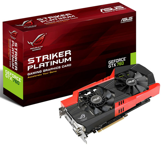Видеокарта Asus ROG Striker GeForce GTX 760 Platinum