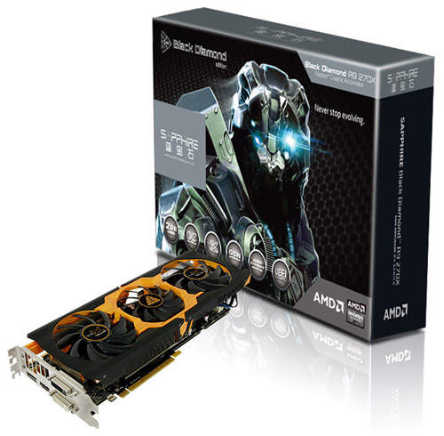 Видеокарта Sapphire Radeon R9 270X Black Diamond