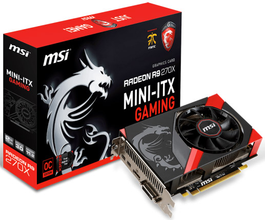 Видеокарта MSI R9 270X Gaming 2G ITX