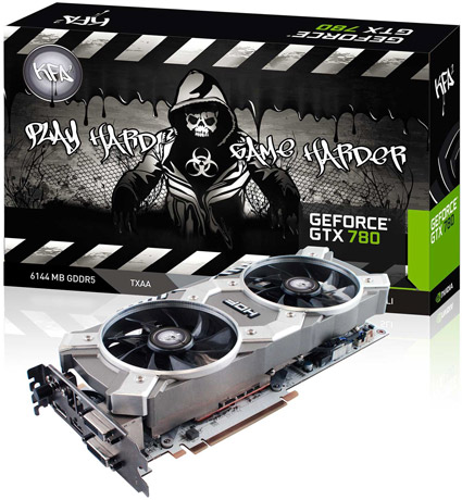 Видеокарта KFA2 GeForce GTX 780 HOF OC+ 6GB