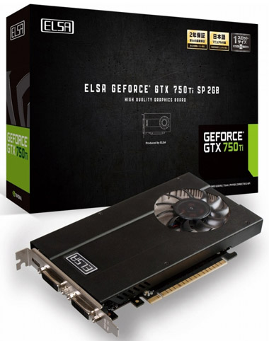 Видеокарта ELSA GTX 750 Ti SP 2GB