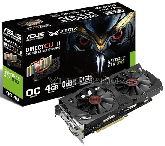 Видеокарта Asus GeForce GTX 970 Strix