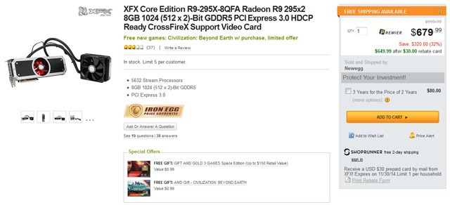 XFX Radeon R9 295X2