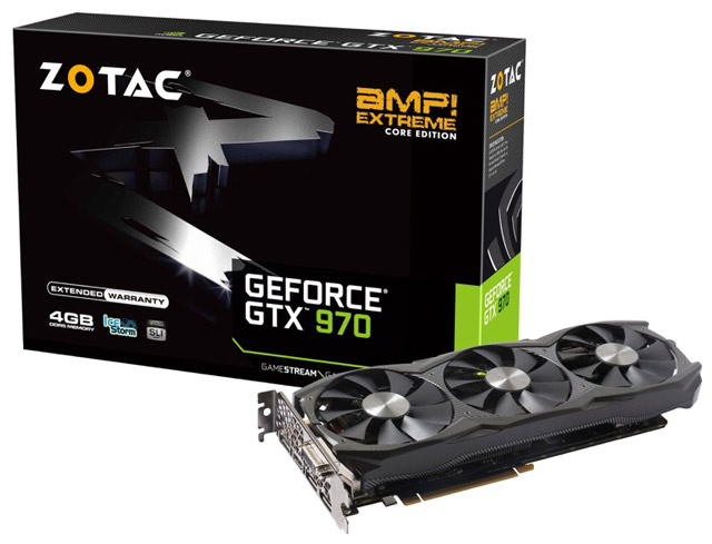 Zotac GeForce GTX 970 AMP! Extreme Core Edition