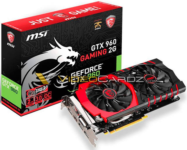 MSI GTX 960 Gaming 2G