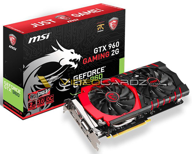 Видеокарта MSI GeForce GTX 960 Gaming - тест