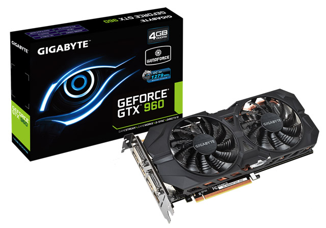 Видеокарта Gigabyte GV-N960WF2OC-4GD