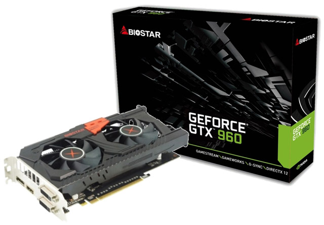 Видеокарта Biostar GeForce GTX 960