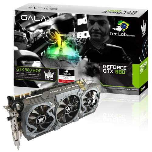 Видеокарта Galax GeForce GTX 980 HOF TEcLab Edition