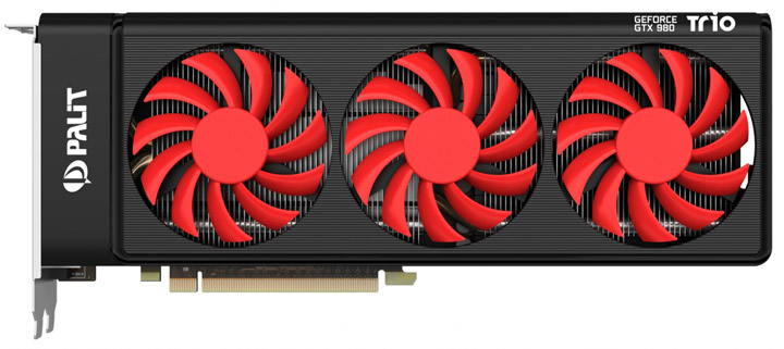 Видеокарта Palit GeForce GTX 980 Trio