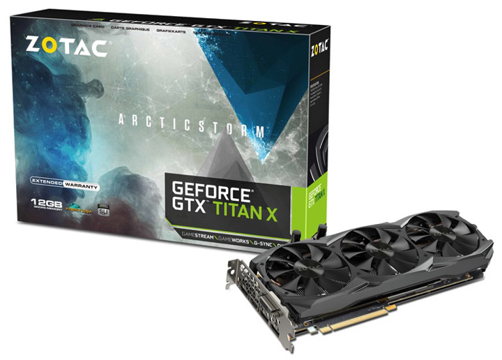 Видеокарта Zotac GeForce GTX Titan X Arctic Storm