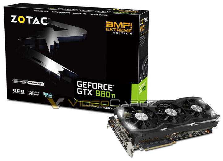 Видеокарта Zotac GeForce GTX 980 Ti AMP! Extreme