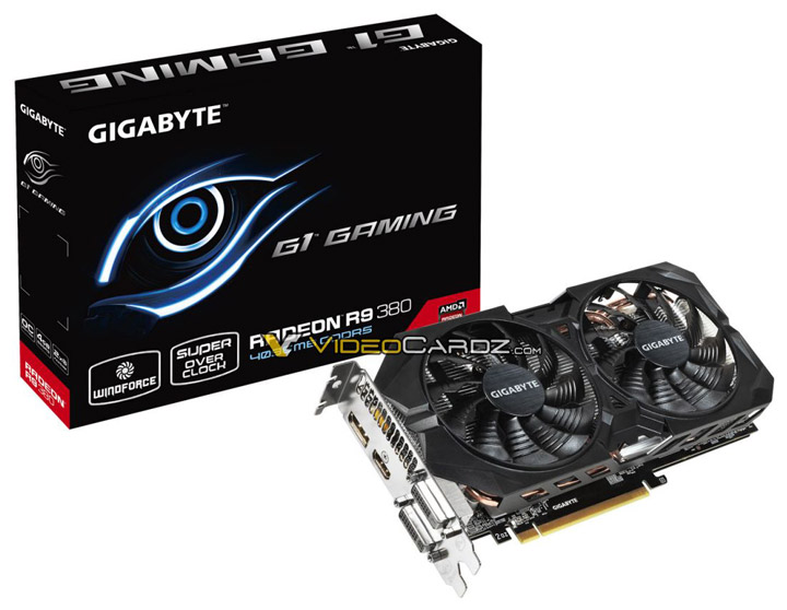 Видеокарта Gigabyte Radeon R9 380 G1 Gaming