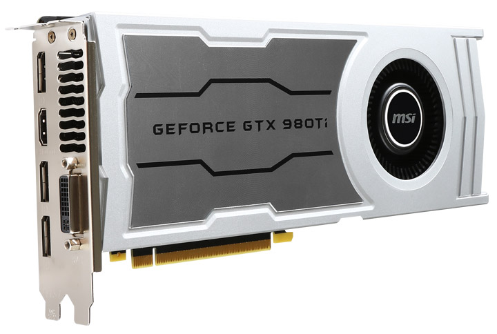 Видеокарта MSI GeForce GTX 980 Ti V1