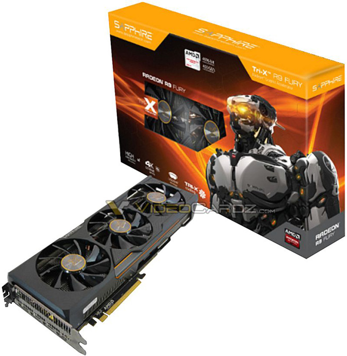 Ускоритель Sapphire Radeon R9 Fury