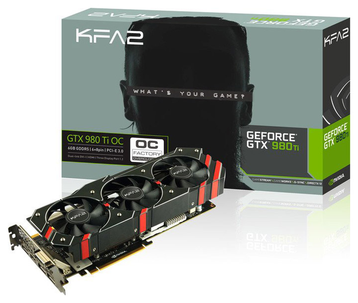 Видеокарта KFA2 GeForce GTX 980 Ti OC