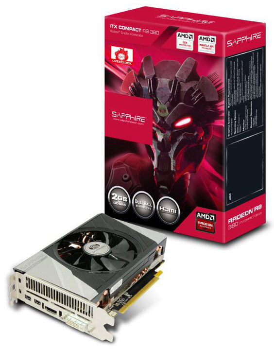 Видеокарта Sapphire Radeon R9 380 ITX Compact