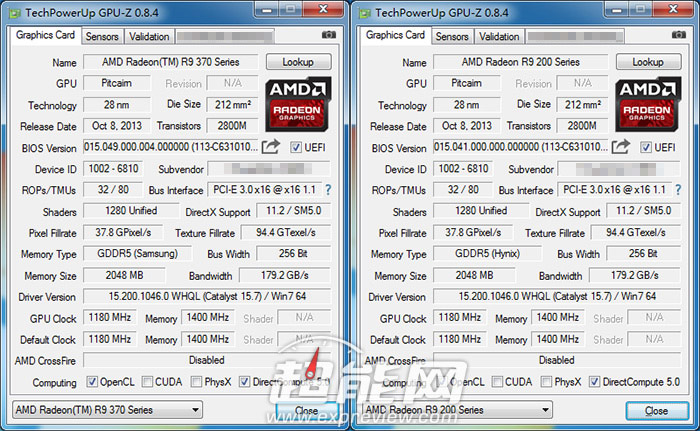 Radeon 370X GPU-Z