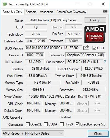 CUInfo - разблокировка GPU