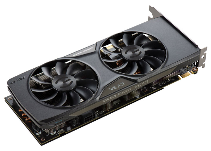 Видеокарта EVGA GeForce GTX 950 FTW ACX 2.0