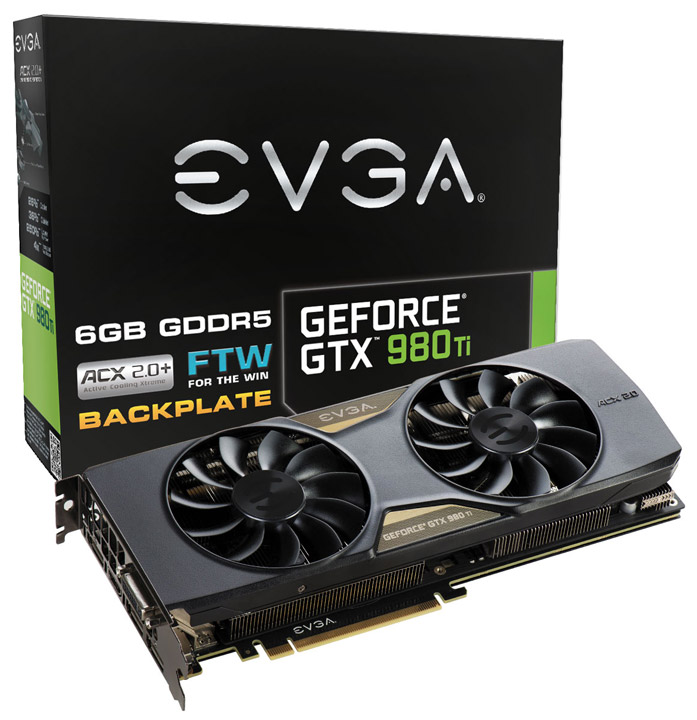 Вдеокарта EVGA GeForce GTX 980 Ti FTW ACX 2.0+