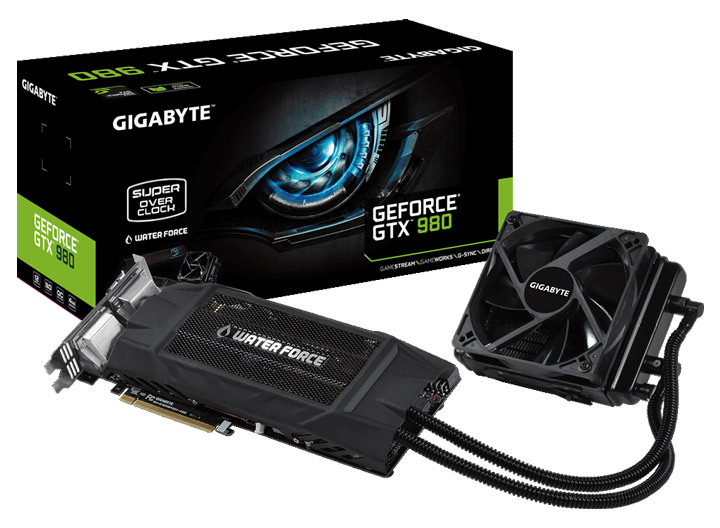 Видеокарта Gigabyte GeForce GTX 980 WaterForce OC (GV-N980WAOC-4GD)