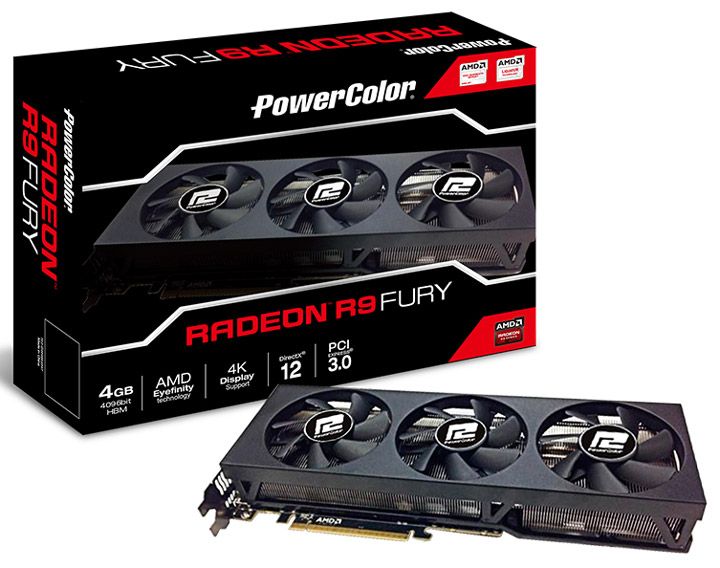 видеокарта PowerColor Radeon R9 Fury