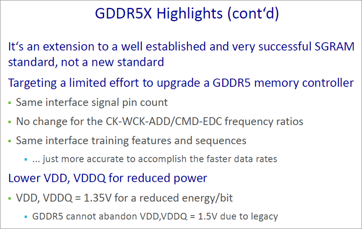 Micron GDDR5X