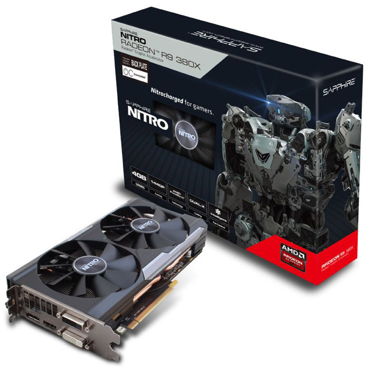 Видеокарта Sapphire Nitro R9 380X 4G D5 (Radeon R9 380X Nitro)