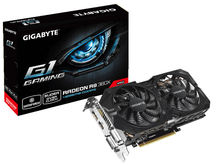 Видеокарта Gigabyte GV-R938XG1 Gaming-4GD (Radeon R9 380X)