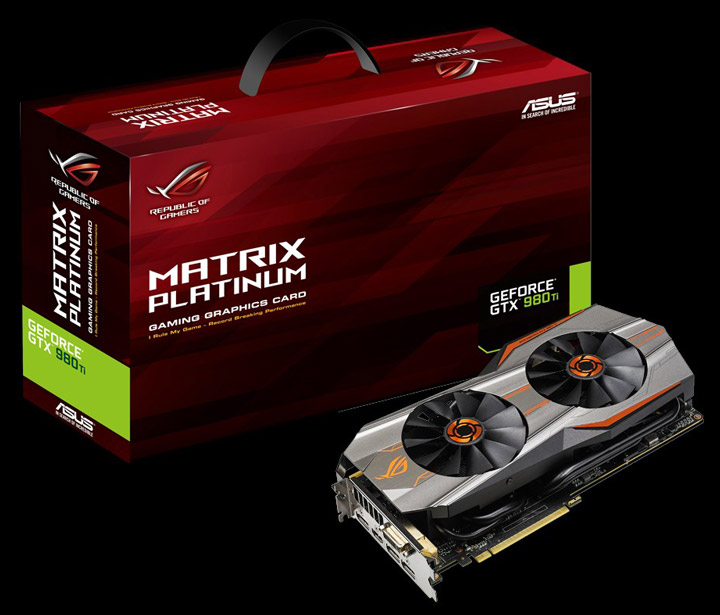 Видеокарта Asus GeForce GTX 980 Ti Matrix Platinum