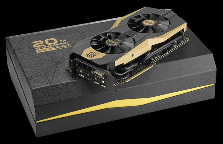 Видеокарта Asus GeForce GTX 980 Ti 20th Anniversary Gold Edition