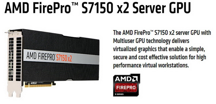 Ускоритель AMD FirePro S7150x2