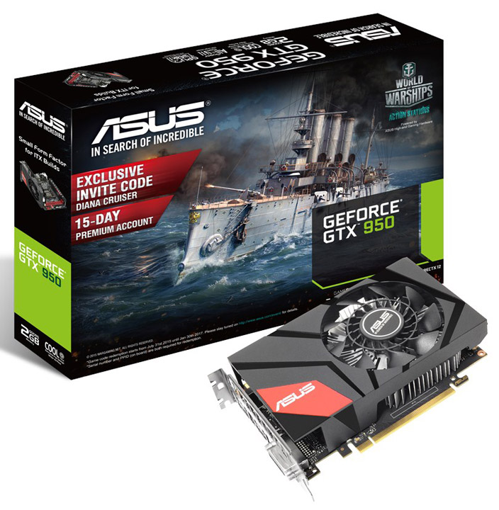 Asus GeForce GTX 950 Mini