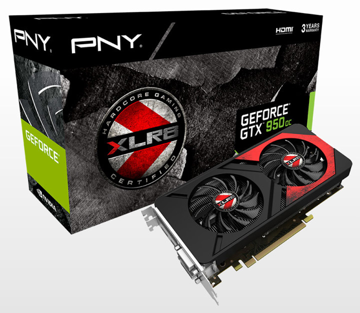 PNY GeForce GTX 950/960 XLR8 OC Gaming