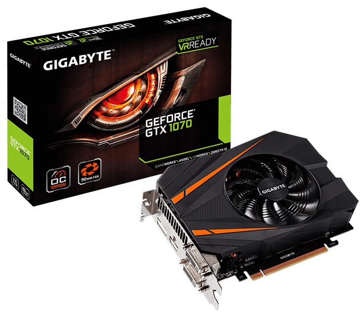 Gigabyte GeForce GTX 1070 Mini ITX OC