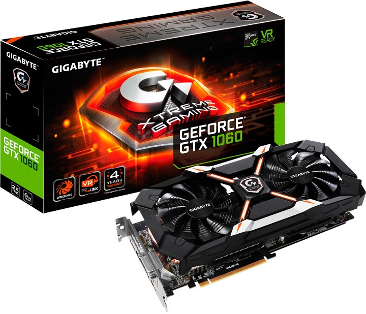 Gigabyte GeForce GTX 1060 Xtreme Gaming